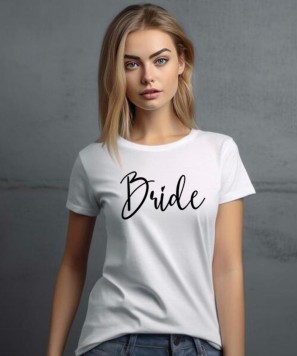 Tricou personalizat petrecerea burlacitelor "Simple Bride"